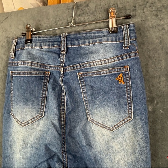 VIP Jeans with Orange Embroidery - Picture 10 of 14